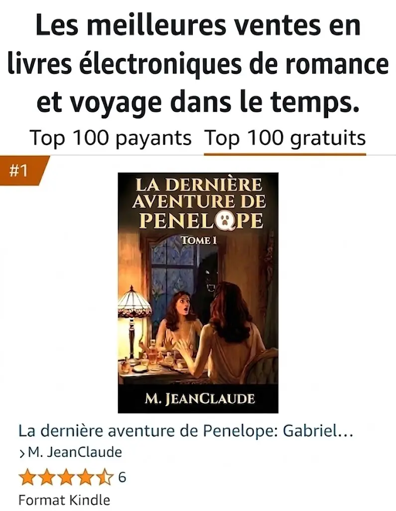 Top 100 Amazon — Romance et voyage dans le temps