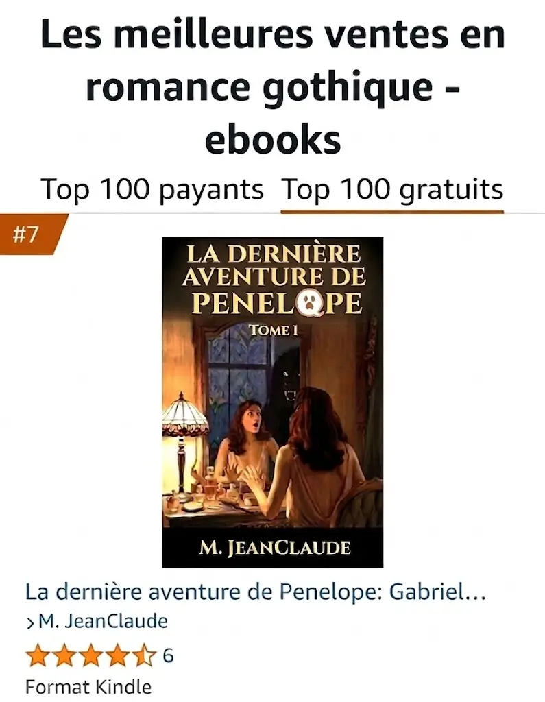 Top 100 Amazon — Romance gothique