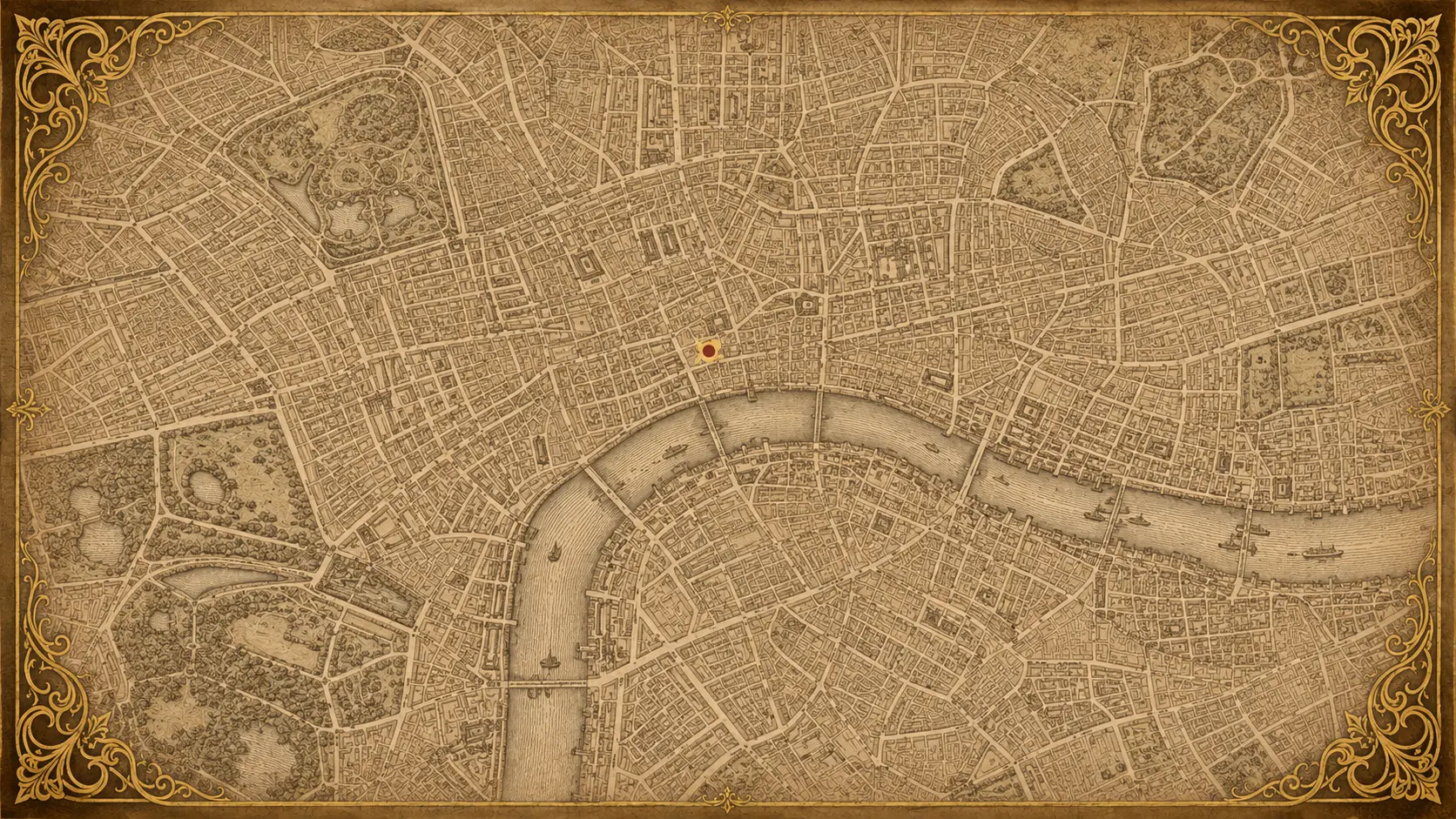 Carte de Londres 1953