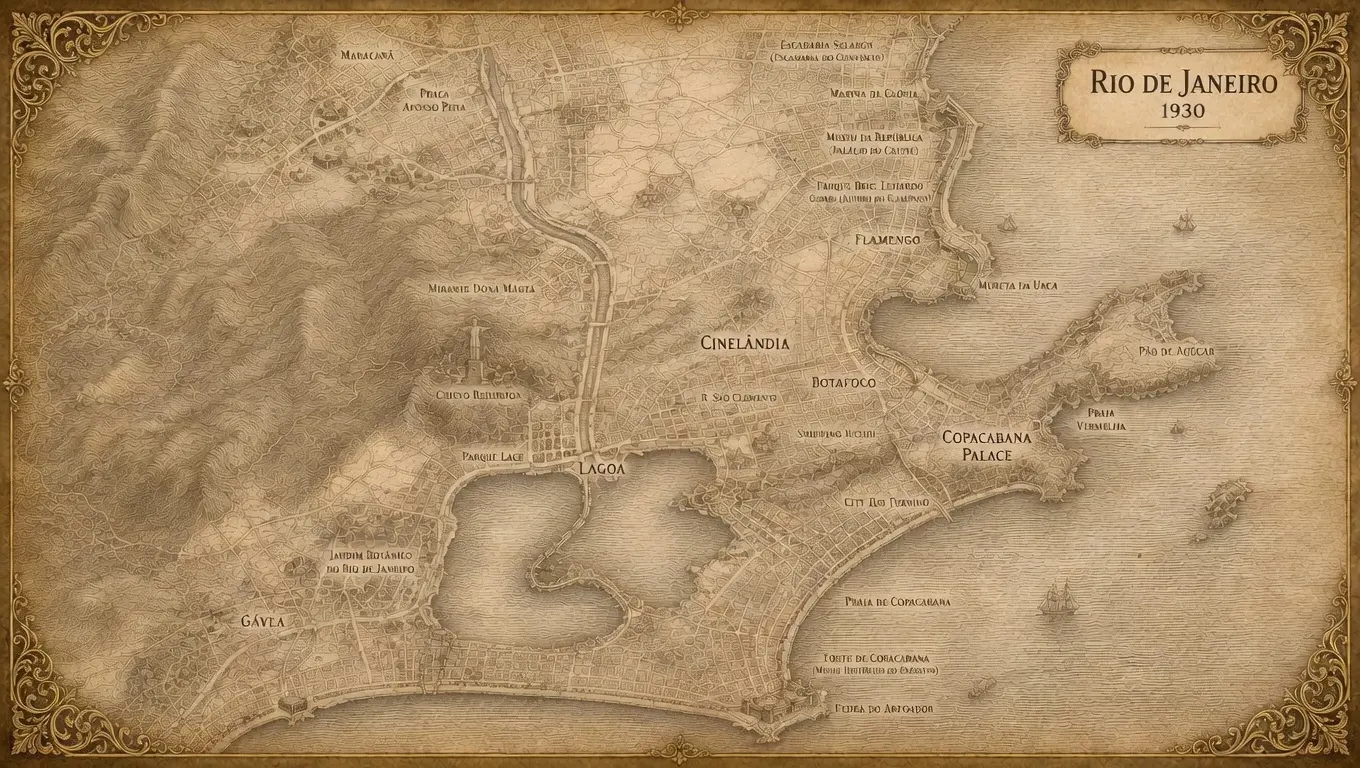 Carte de Rio 1930